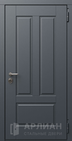 Фото «Дизайнерская дверь с декоративной панелью под бетон и увеличенной прочностью дверного полотна №3»