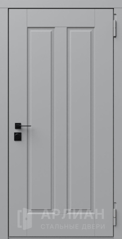 Фото «Входная дверь с фрезерованной панелью из беленого ясеня внутри №7»